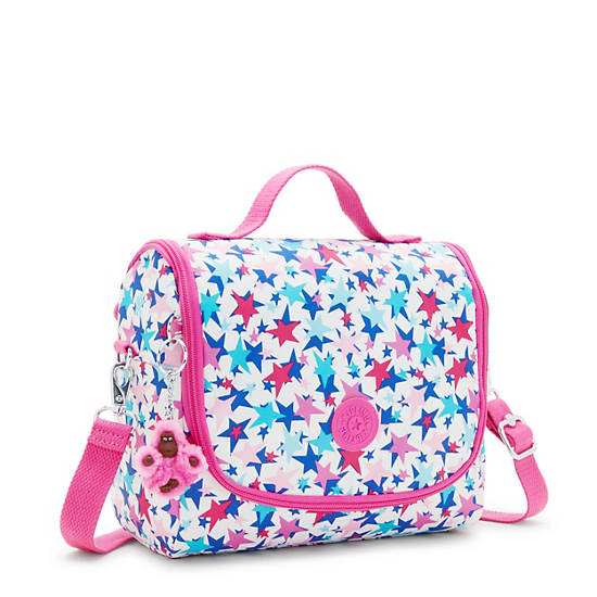 Kipling New Kichirou Printed Lunch Bag Bags Poppy Stars | CA 2158BE